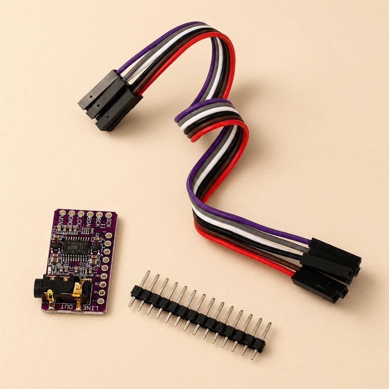 2Pcs IIS PCM5102 PCM5102A AUX Stereo Digital Audio | DAC Decoder Board Module Player Voice Module Digital to Analog Audio Converter
