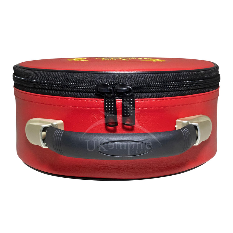 Masonic Royal Arch Past Grand High Priest PGHP Crown Cap Case Red | Hat Carrying Bag