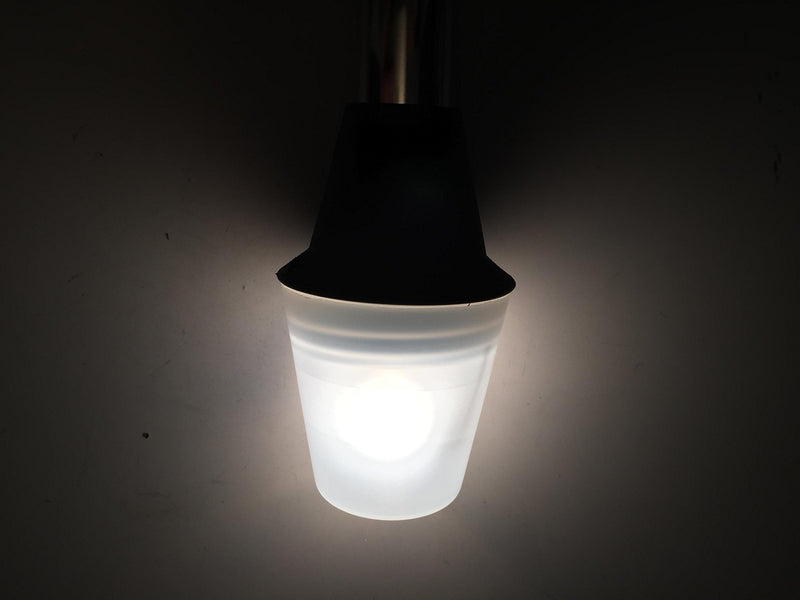 Pactrade Marine All-Round Boat Navigation Lights - 24-Inch Incandescent White Stern Light (Flush Mount, Removable Chrome Plug-in Base) - Boat Accessories for Pontoon, Yacht, Kayak Incandescent 24" - Removable Chrome Plug-in Base