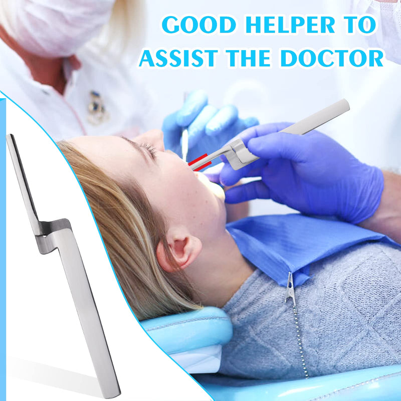 5PCS Dental Articulating Paper Holder - Pliers Straight Holding Stainless Steel Tweezers Hold Firmly The Articulating Paper Forceps Dental Suitable for Dentist Students Household…
