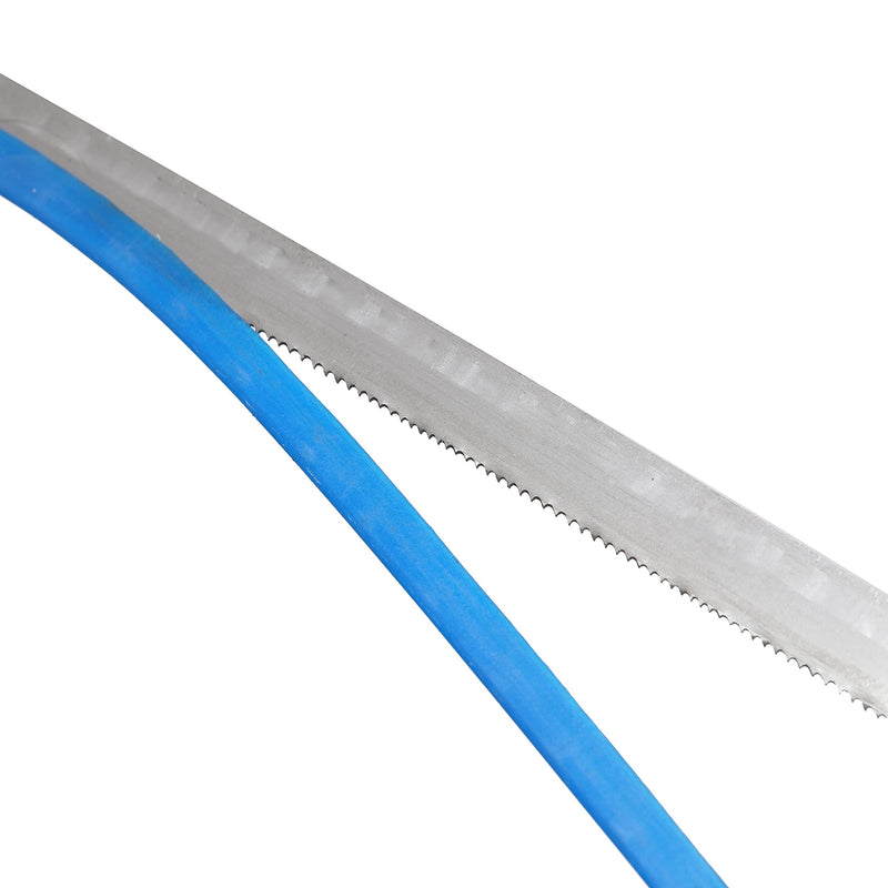 Imachinist S1301610 130" x 1" x 6/10 TPI Bi-Metal Bandsaw Blades for Cutting Non Ferrous Metal, Aluminum, Copper, Brass, Variable Teeth, M42 Grade