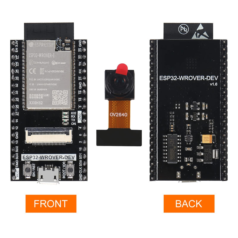 4pcs ESP32-DevKitC core Board ESP32 Development Board ESP32-WROOM-32D WiFi Bluetooth Development Board for Arduino IDE (ESP32-WROVER) ESP32-WROVER