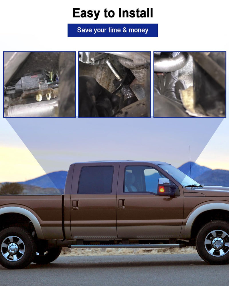 Exhaust Gas Temperature Sensor Fit for Ford F250 F350 F450 F550 Super Duty 6.7L V8 2011-2016 Transit 150 250 350 350HD 3.2L L5 Diesel 2015-2019 Replace AC3Z5J213C AC3Z12B591A