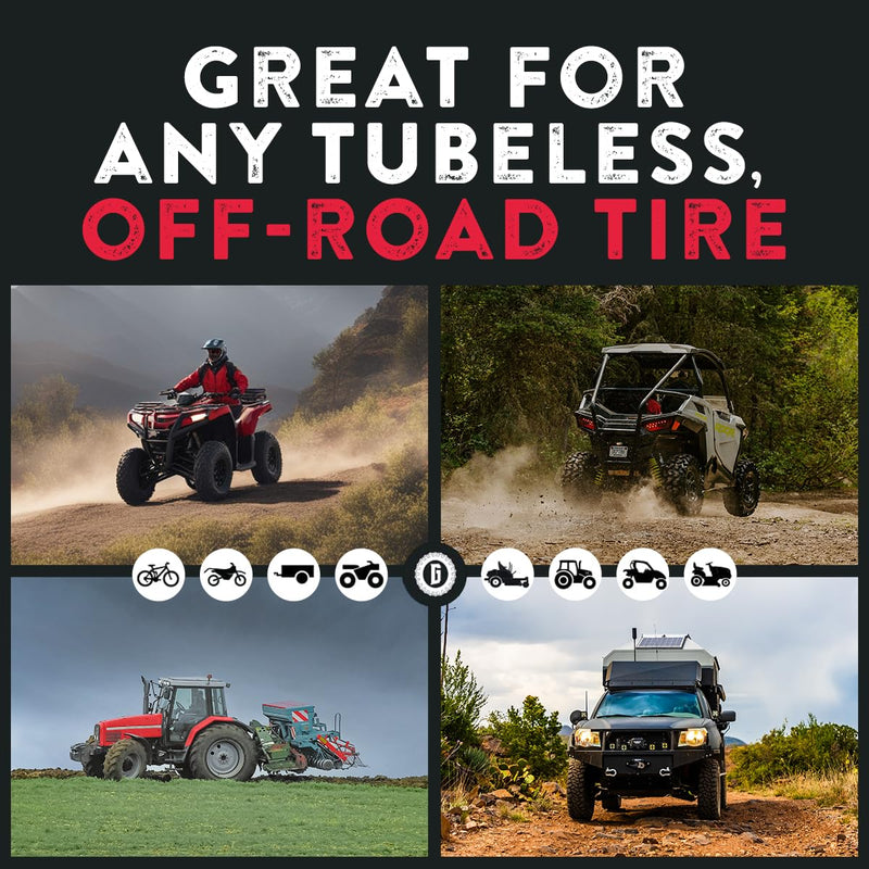 GlueTread SxS UTV Tire Sidewall Repair Kit | Emergency Tire Repair No Need to Remove Tire | Off-Road Sidewall Tire Repair Kit | Improved Rubber Formula No Accelerator Needed 10 Minutes Curing Time
