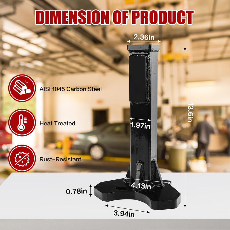 8629 Wheel Hub Removal Tool, Wheel Bearing Removal Tool, Wheel Hub Removal Tool, Replace for ATD Tools. Compatible with All Axle Stud Hubs with 5, 6 and 8 Bolts, with Nuts and Washers Black