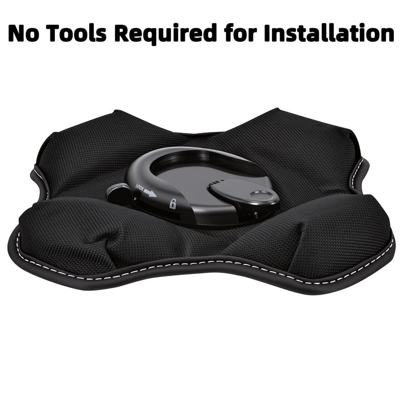 Friction Beanbag Dashboard Mount for Garmin Drivesmart 86 XL GPS | Portable NonSkid Car Truck RV Navigator Holder for Garmin Nuvi Drive Dezl Zumo Driveassist DriveLuxe StreetPilot 17mm & 22mm RectNoSkid