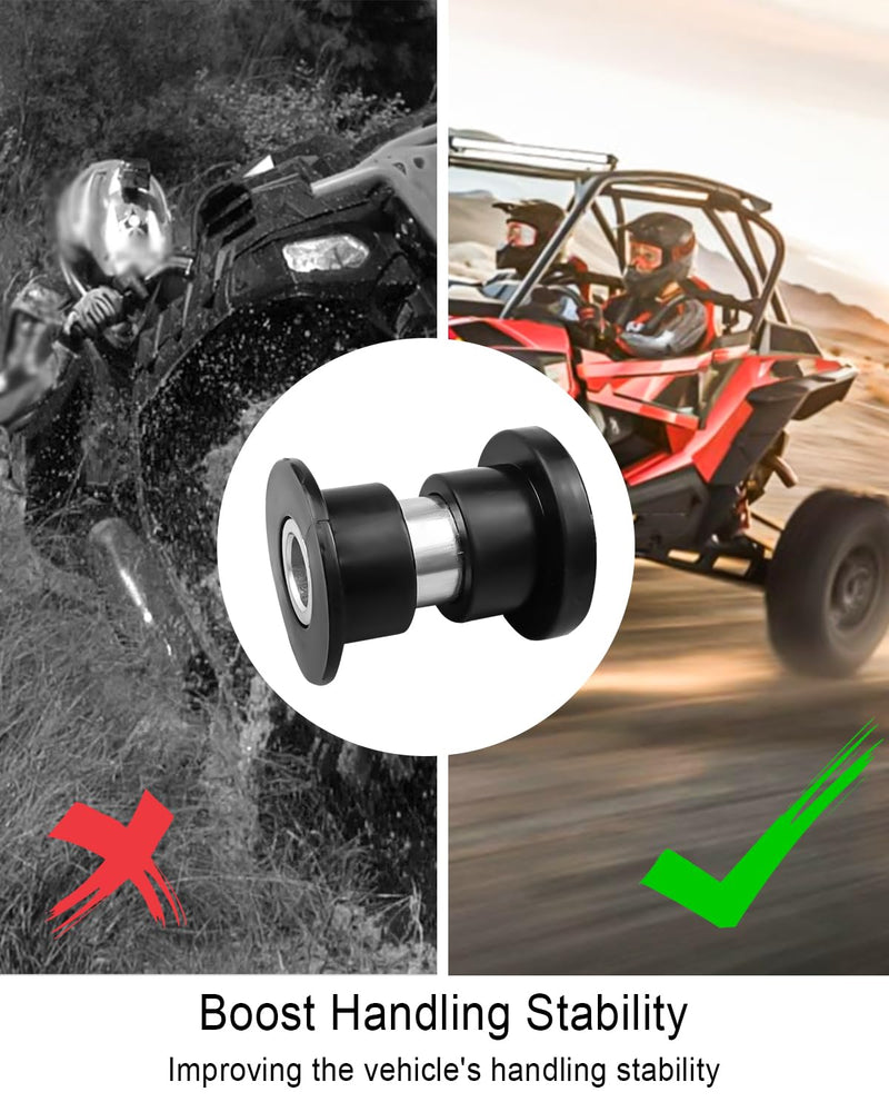 Rear Shock Bushing Sleeve Fit for Polaris ATV UTV 400 425 500 570 700 800 900 1000 Diesel ETX EV TM Absorber Bushings Bearings Kit Rear Shock Bushing Sleeve Kit