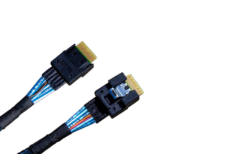 𝐃𝐢𝐋𝐢𝐧𝐤𝐞𝐫 PCIe Gen4 𝐒𝐥𝐢𝐦𝐒𝐀𝐒 4X to 𝐔.𝟐 𝐍𝐕𝐌𝐞 Adapter,𝐒𝐅𝐅-𝟖𝟔𝟓𝟒 38P to 𝐒𝐅𝐅-𝟖𝟔𝟑𝟗 68P Cable with Power, 75CM