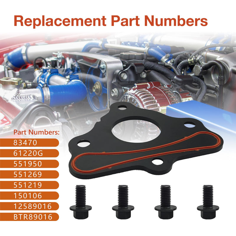 LS Camshaft Retainer Plate Gasket Bolt Kit Compatible with LS Series Engines, &Bolt Kit ARP 134-1003 Gen III IV V for GM LS1 LS2 LS3 4.8 5.3L 6.0L 6.2L Vortec Corvette Cam