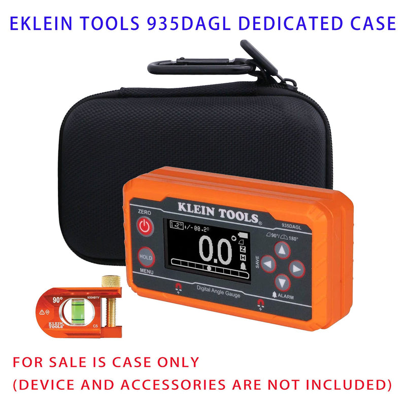 Hard EVA Dedicated Case for Klein Tools 935DAGL Digital Level with Programmable Angles Case. (Black) black
