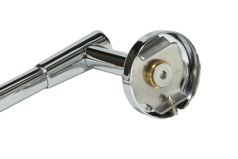 HELVEX Deco Collection Small Towel Bar Bathroom Accessory, Bathroom Towel Holder Bathroom Hardware, Polished Chrome Finish UDC-09-PC Silver Small Towel Bar - Deco Collection