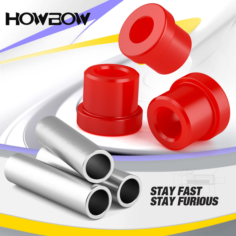 EZGO TXT Spring Bushing Kit, Golf Cart Leaf Spring Shackles Polyurethane Bushing Sleeve for 1994-Up EZGO TXT/Medalist and 1981-Up Club Car DS, Replace Parts OE 70289-G02 70291G-01 1015583 1012303