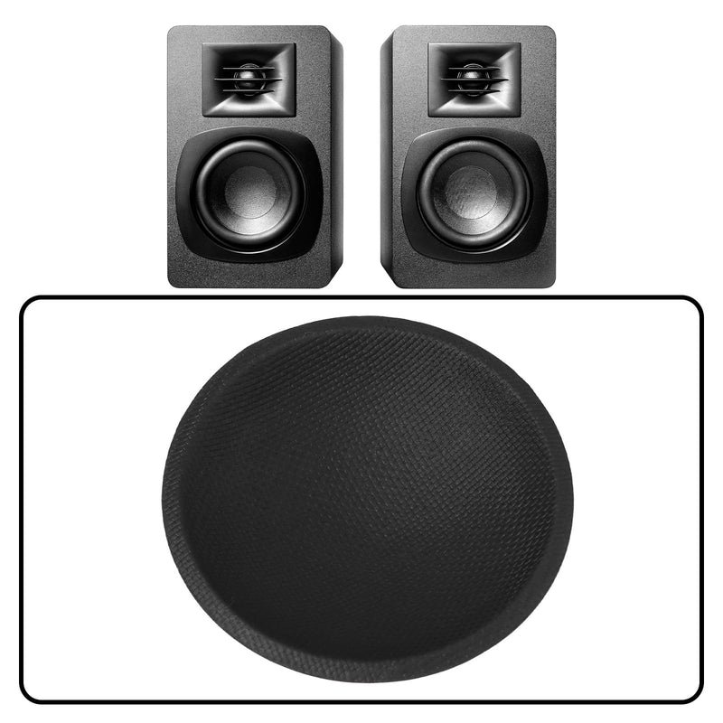 8PCS Speaker Dust Caps 45mm Black for Voice Coil Repair Replacement
