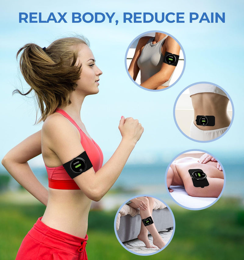 TENS Unit Replacement Pads, 4 Pack Wireless TENS Unit Electrode Pads, Only Compatible with NURSAL Wireless TENS Device M101A-UK1, Premium Stickiness & Skin Friendly