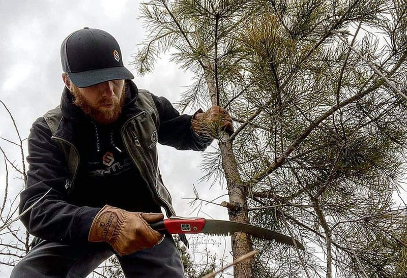 EZ KUT WOW Folding Saw 10” – Heavy-Duty Hand Saw for Tree Trimming, Pruning & Wood Cutting – Compact Foldable Design for Camping, Hunting & Survival – Razor Sharp SK4 Steel Blade Wow Saw