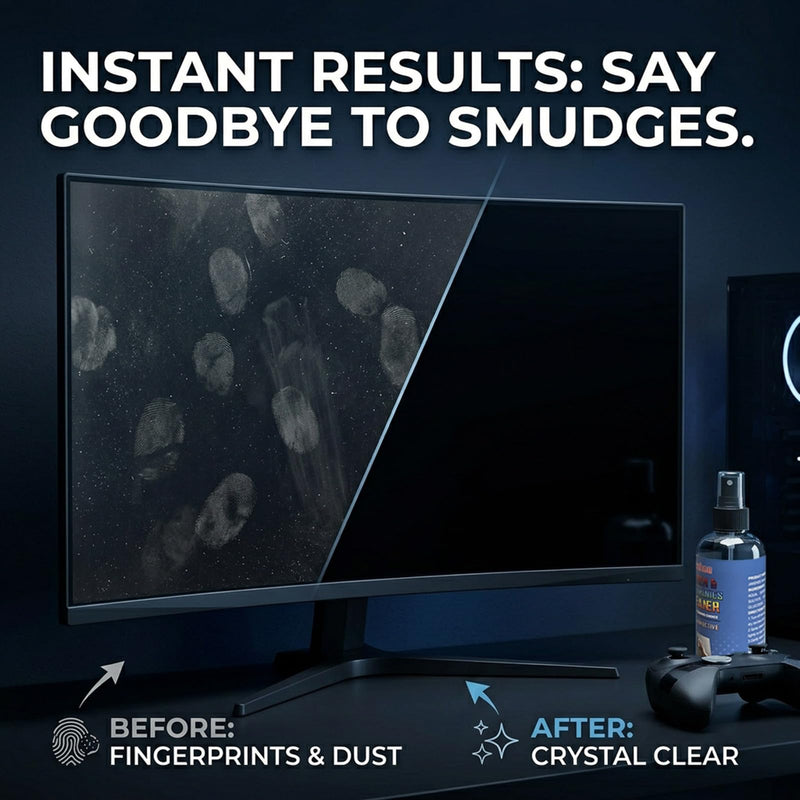 Screen Cleaner Spray for Electronics | Streak-Free, LCD, LED, OLED & TV Compatible, MacBook, Laptop, Computer Monitor, iPhone, iPad Compatible