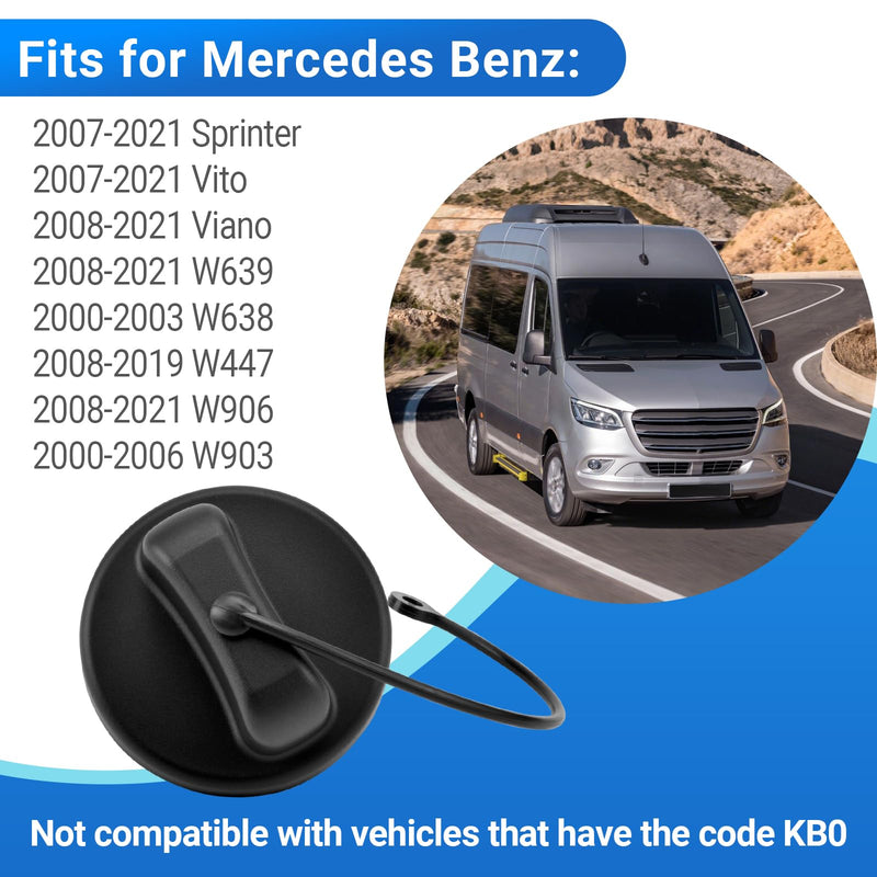 Fuel Gas Tank Cap Fits for Mercedes Benz Sprinter Vito Viano W639 W638 W447 W906 W903 Replaces A0004705805 A0004704605 A0004703105