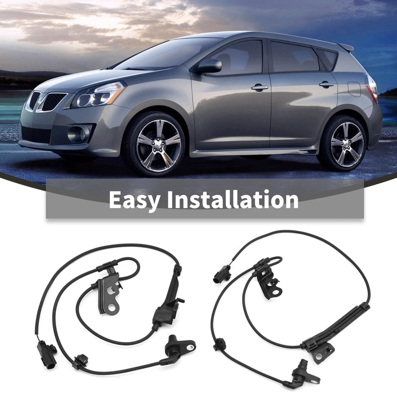 ABS Wheel Speed Sensor Front Left and Right Replacement for Toyota Corolla 2009-2018, Replacement for Matrix 2009-2012, Replacement for Pontiac Vibe 2009-2010 8954302090, 8954202090