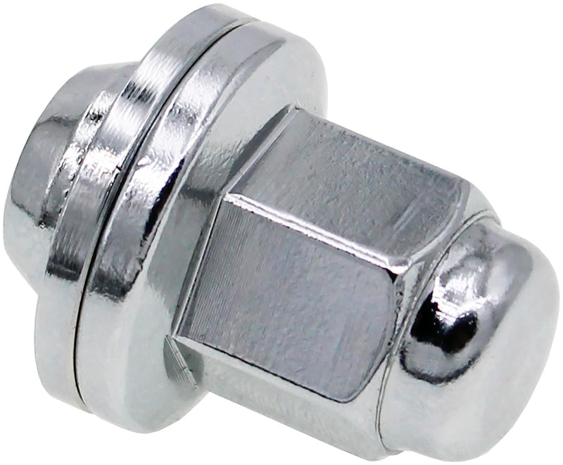 Dorman 611-229 M12-1.50 Wheel Cover Retaining Nut - 19 mm Hex, 37.48 mm Length Compatible with Select Lincoln Models, 10 Pack