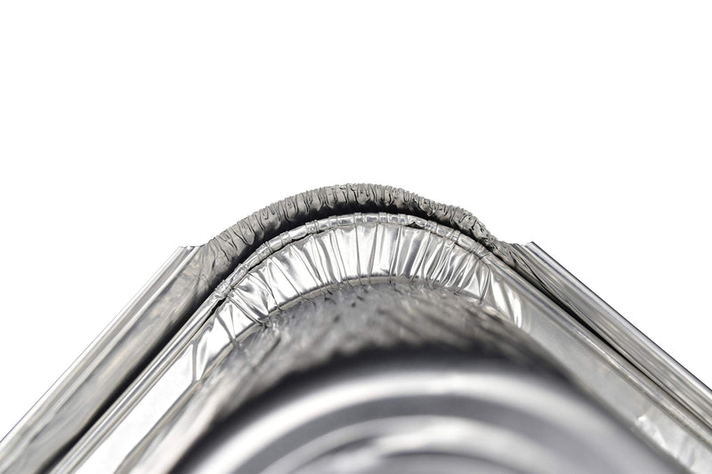 (35 Pack) Premium Lids for Chafing Pans 9" x 13" Half Deep Pans l Top Choice Disposable Heavy Duty Aluminum Foil Tin Pan Lid Perfect for Roasting Potluck Catering Party BBQ Baking Cakes Pie 35