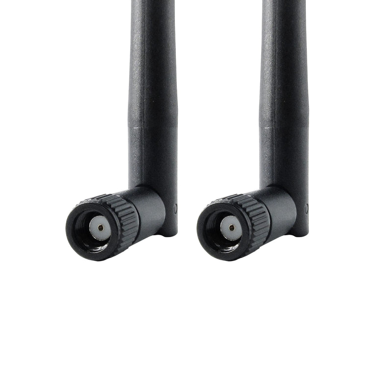  [AUSTRALIA] - WiFi Antenna PC Bluetooth Antenna, Dual Band 2.4Ghz 5Ghz 5.8Ghz 3dBi with RP-SMA Male (with No Pin) for Gaming Motherboard, RV Camera, Mini PCIE M.2 Wireless Card, Router -2 Pack RP-SMA Male Antenna 2 Pack