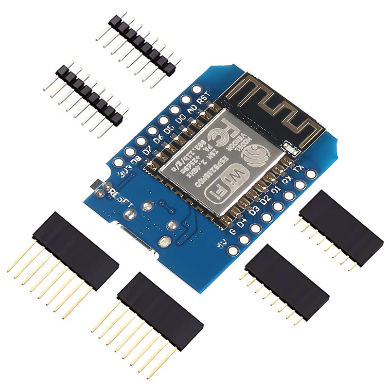 10pcs ESP8266 ESP-12F NODEMCU LUA Mini Wireless D1 Module Nodemcu Lua 4M Bytes WLAN WiFi Internet Development Board Compatible with WeMos D1 Mini Nodemcu Lua