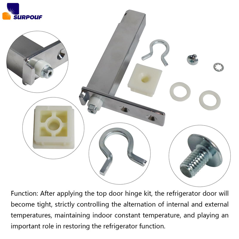 2Pack TOP Door Hinge Cartridge Fits for True Both (870837 Right & 870838 Left Side)
