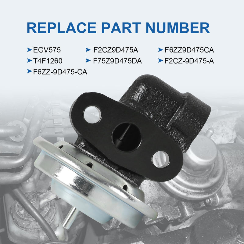 CARMOCAR Exhaust Gas Recirculation (EGR) Valve EGV575 Replacement for Ford F-150 Ranger,Mercury Cougar Mountaineer,Mazda B3000 F2CZ9D475A,F6ZZ9D475CA