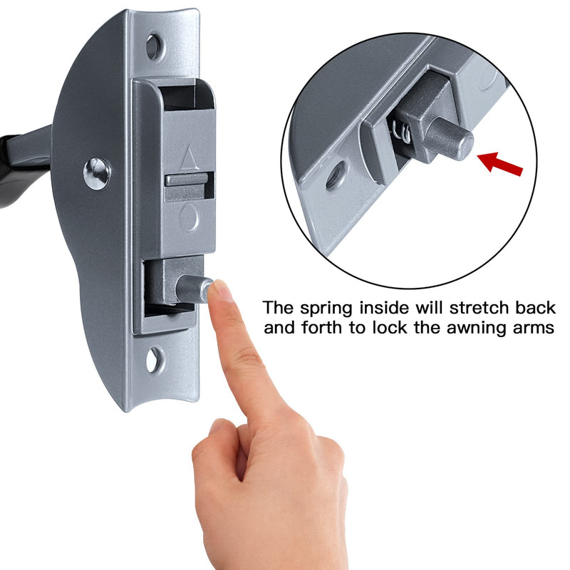 830644 Deluxe Handle for A&E and Dometic Awning Lift (2 Pack)