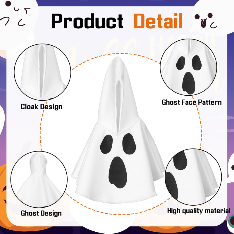 Halloween Car Gear Shift Hoodie Decoration Funny Gear Shift Cover Mini Universal Knob Hoodie Cover for Automotive Car Interior Accessories Gadgets Gift(White,Ghost) black, white Ghost