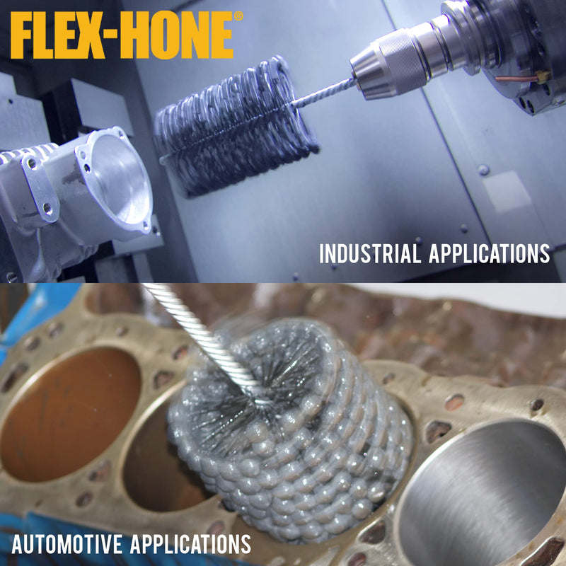 Brush Research GB418180AO FLEX-HONE®, 4-1/8" (105mm) Diameter, 180 Grit, Aluminum Oxide, For Aluminum, Brass, Bronze and Softer Non-Ferrous Materials 4.125" (105mm)