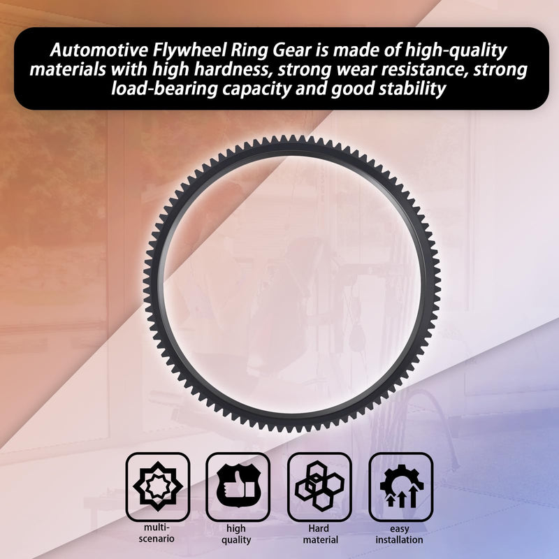 97 Teeth Flywheel Starter Ring Gear, Replacement Ring Gear,Automotive Flywheel Ring Gear Compatible with Kohler Command V-Twin flywheels & Kohler Courage flywheels