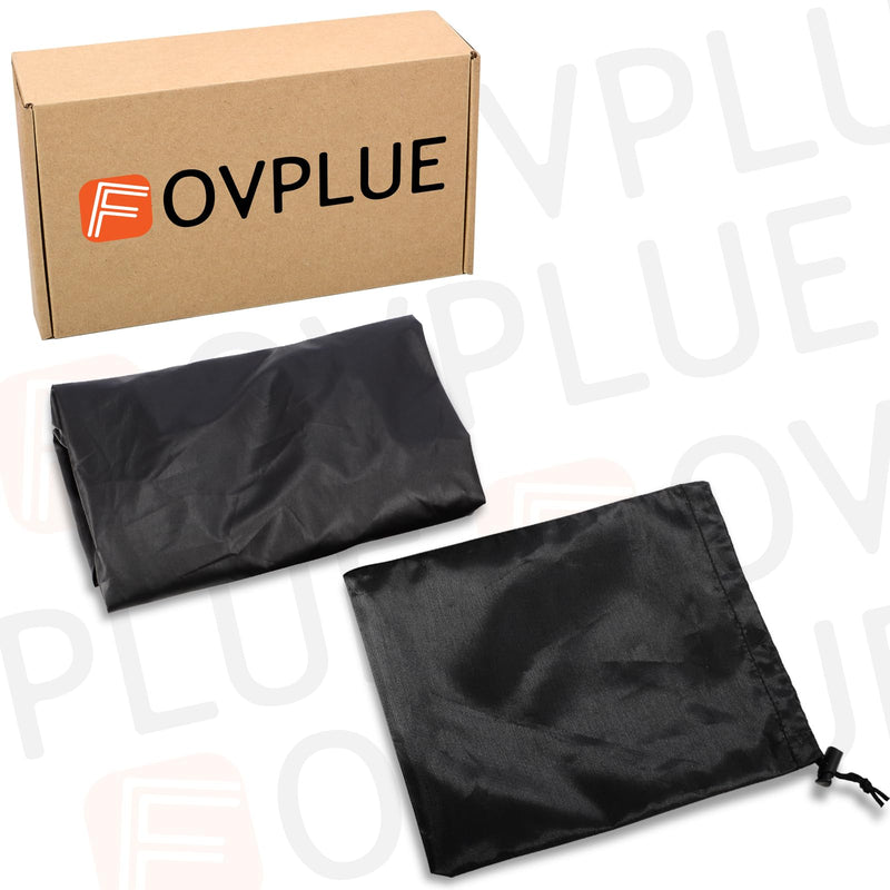 FOVPLUE Seat Rain Cover,Water-Resistant Two-Up Seat Bra Fits Seats up to 23" L x 15" W,Universal for Harley Touring CVO Electra Glide Street Glide Road Glide Road King,Dyna,Softail,Sportster