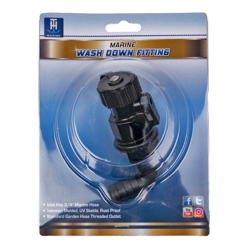T-H Marine Washdown Valve w/Chrome Base