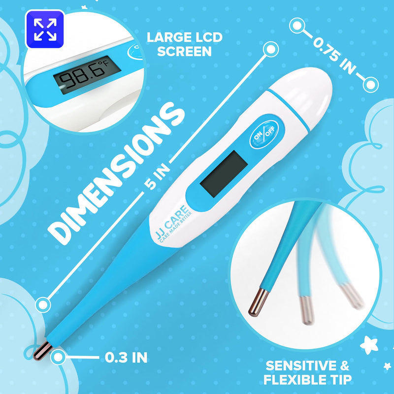 Oral Thermometer with LCD Display, Calibrated Oral Thermometer for Babies