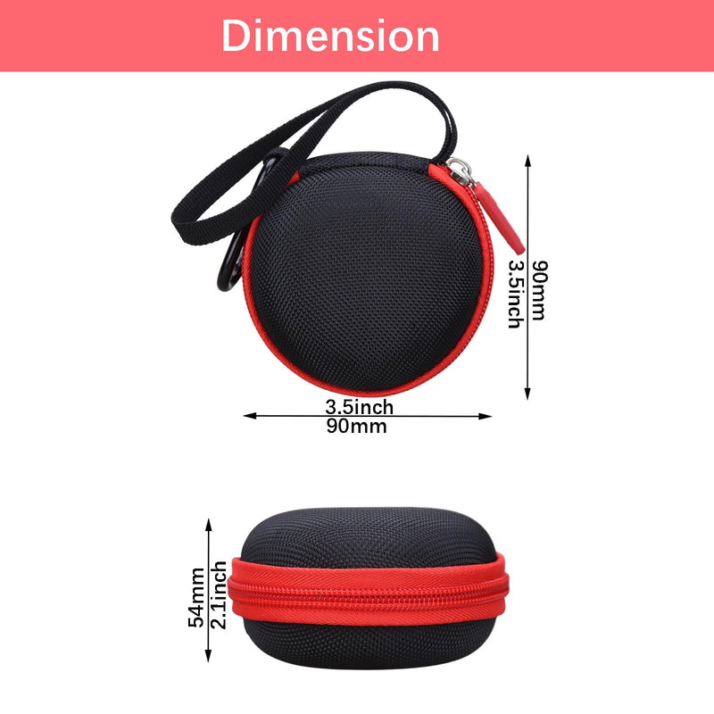 Hard EVA Carrying Case Compatible With Pokemon GO Plus +, Portable Travel Organzier Storage Cover Shockproof, Dustproof, Water-Resistant Storage Box (Case Only)