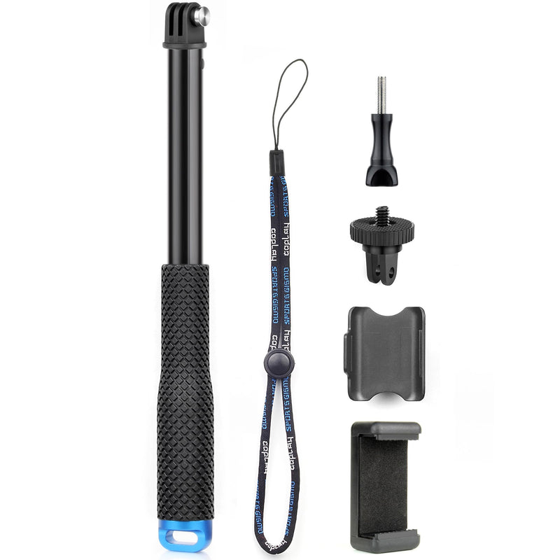 11''-45''Alumium Handheld Waterproof Selfie Stick Underwater Pole Handle Grip Monopod for Gopro Hero Session Max Insta360 AKASO DJI OSMO Digital Action Cameras 11''-45'' Stick