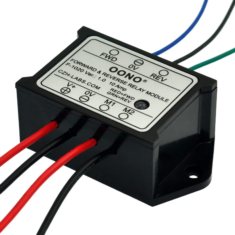 OONO Forward and Reverse Relay Module for Motor/Linear Actuator, Reversing Relay Module (DC 12V) DC 12V