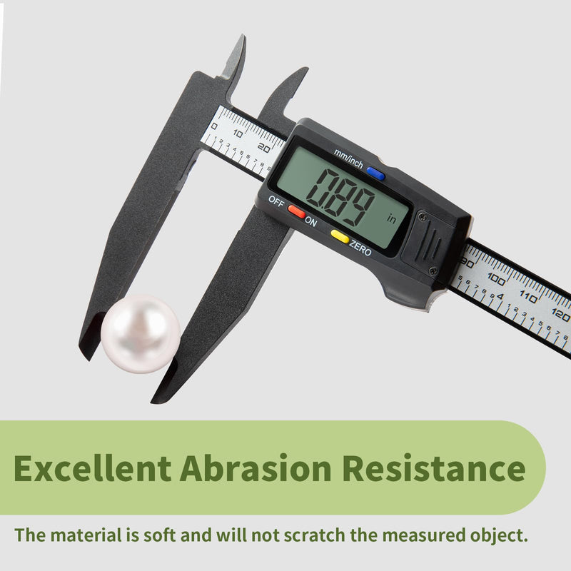Digital Caliper 0-8" Measuring Tool, Micrometer Caliper with Auto-Off Feature, Interchangeable Between inches and millimeters for Jewelry Measurement and 3D Printing 8" Plastic