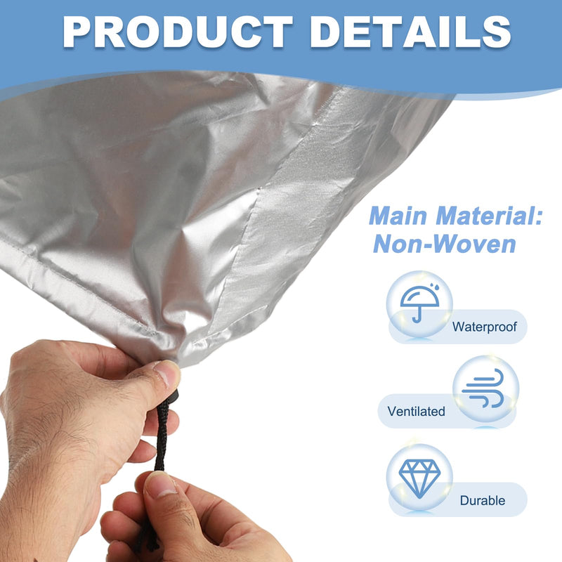 Generic 19.69 Inch Printer Dust Cover Case, 1Pcs Water Proof Static Free Polyester Protective Covers Jacket for Various Printers or Copiers, Silver