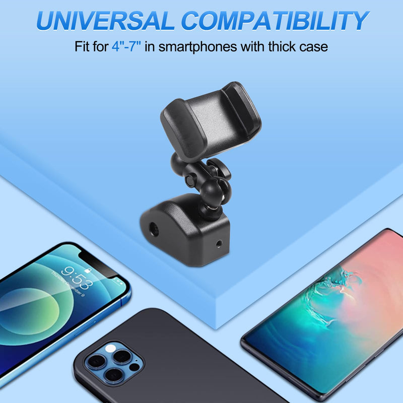 Phone Holder Compatible with Land Rover Defender 90 110 130 2020-2023, 360° Adjustable Dash Left Side Phone Mount Holder for All Smartphones (Style A) Style A