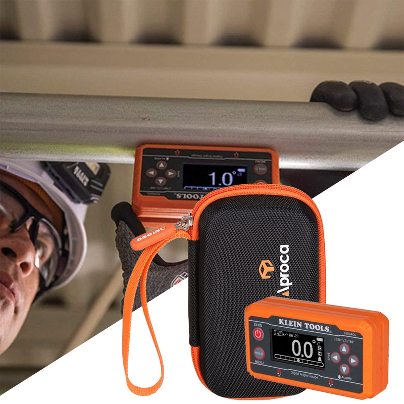 Aproca Case Compatible with Klein Tools 935DAA / 935DAGL Digital Electronic Level Angle Gauge, Portable Storage Bag for Accessories (Case Only)