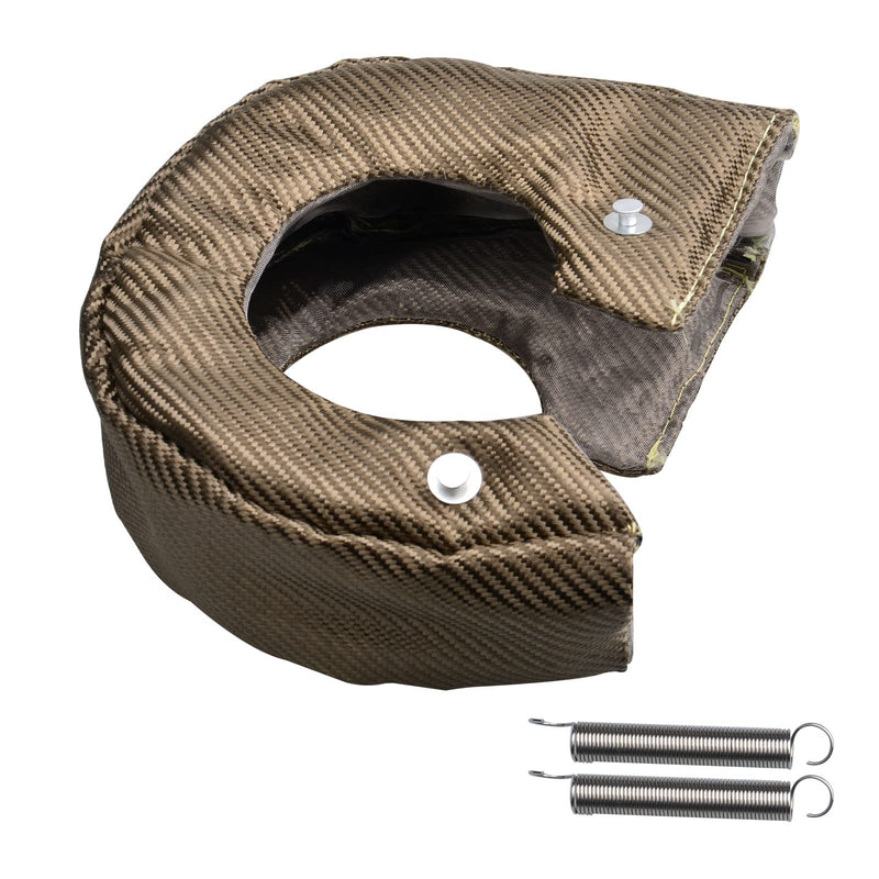 T4 Titanium Turbo Blanket Turbocharger Heat Shield With Fastener Springs T4