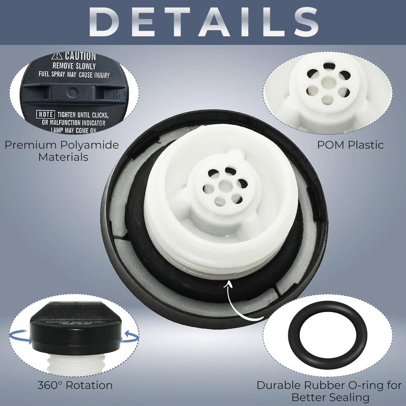 Gas Cap Fuel Cap For Toyota Lexus, 1989-2001 Camry, 1989-2002 Corolla, 1998-2001 4Runner, 1998-2000 RAV4, 1998-2002 Tacoma/Sienna, 2000-2002 Tundra, 2001-2002 Sequoia, 1995-2004 Avalon, 77310-48020