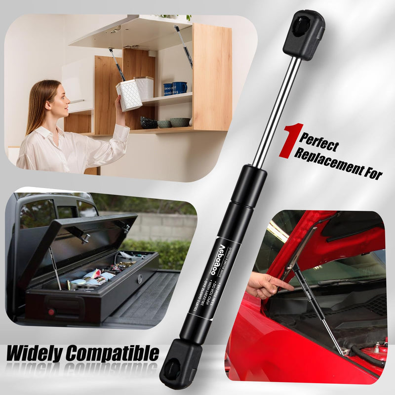 Vepagoo 10 Inches 35 Lb/156N Gas Shocks Struts Lift Supports Compatible with Truck Pickup Tool Box Lid RV Door, Set of 2 Classic 35lb/165N
