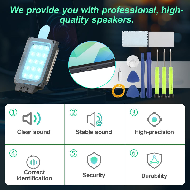 Loud Speaker for Samsung Galaxy A16 Loudspeaker Replacement for Samsung A16 4G/5G A166B A165F Loud Speaker Ringer with Repair Tool