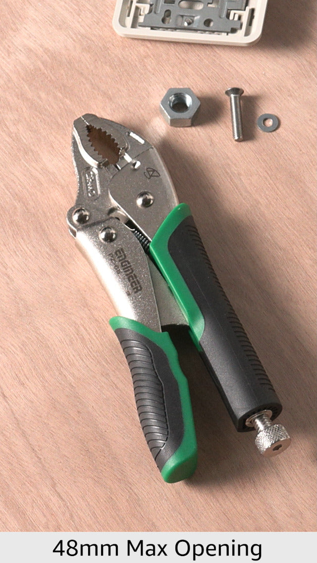 ENGINEER PZ-65 Screw Removal Locking Pliers, 7.5" 185 mm