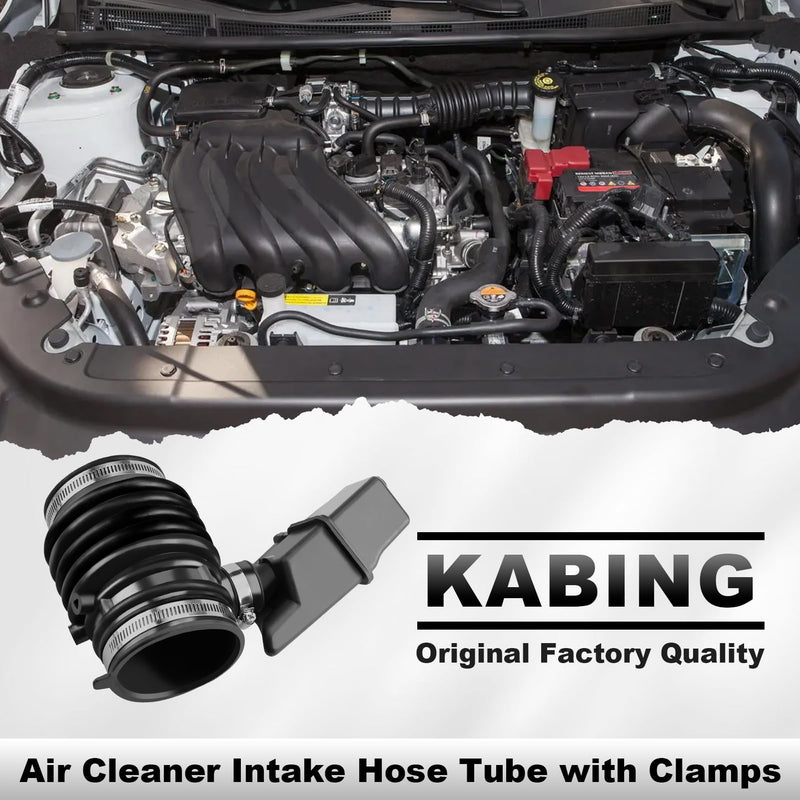 Engine Air Intake Hose(With clamp) for Nissan Murano 2015-2023 Pathfinder 2013-2016 Infiniti QX60 2014-2016 JX35 2013 Replacement Part Number 165763JA0A 16576-3JA0A，004B，A27624