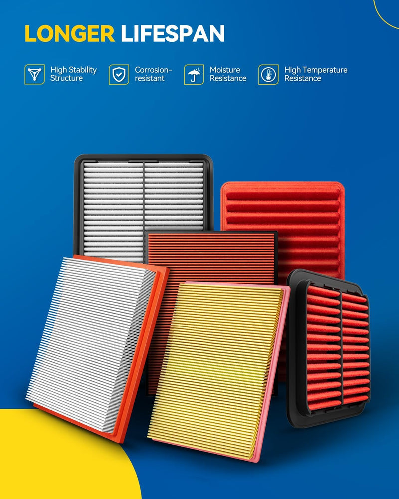 PHILTOP Engine Air Filter CA10677 Replacement for Toyota RAV4 2013-2018, Avalon 2013-2019, Camry 2012-2017 & Lexus ES300h 2013-2018, HS250h 2010-2012, LS460 2007-2017, LS600h 2008-2016