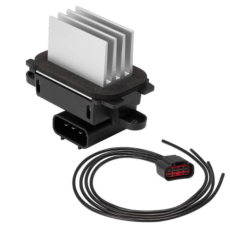 BL3Z-19E624-A HVAC Blower Motor Resistor Kit AC Blower Control Module with WPT688 Connector Wire Harness- Compatible for Ford 2010-2017 Expedition 2010-2014 F-150 2011-2017 Lincoln Navigator -YH1829